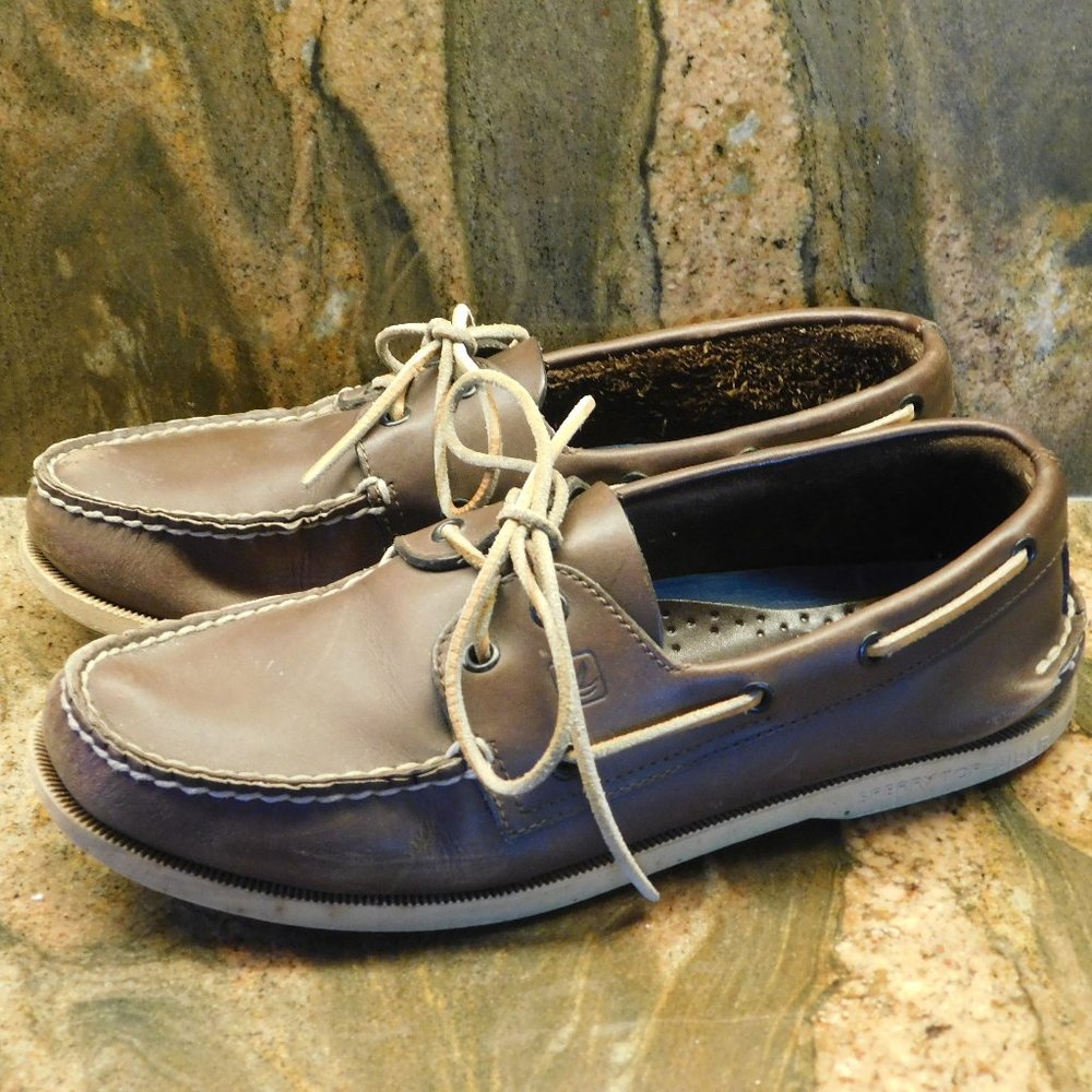 Sperry Top Sider Mens Nutmeg Boat Shoes Sz 10.5